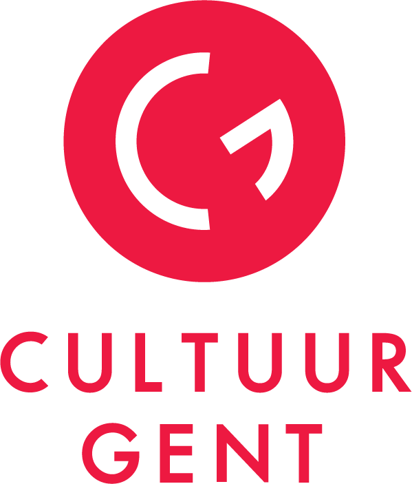 logo cultuur gent verticaal CMYK rood